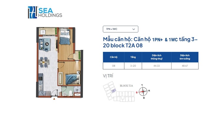 căn hộ destino centro giá 1 tỷ