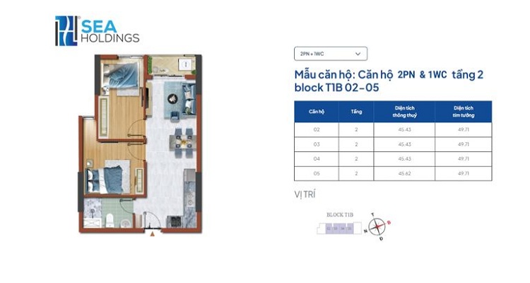 căn hộ destino centro giá 1 tỷ